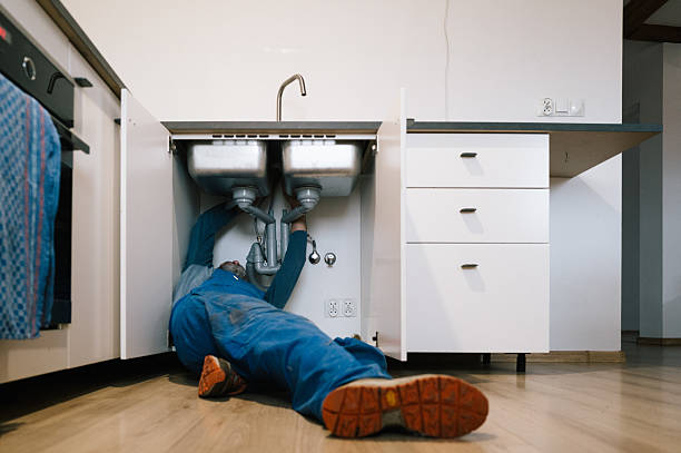 Professional Drain Cleaning technician working in Brownville, NY
